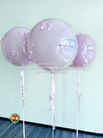 3 сферы дабл бабл с бантами