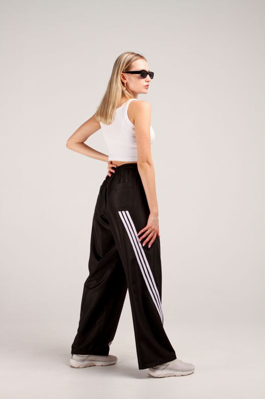 Брюки с лампасами crystal женские