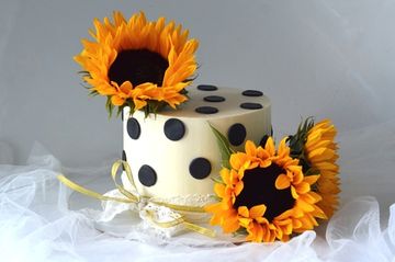 Торт с подсолнухами №1038