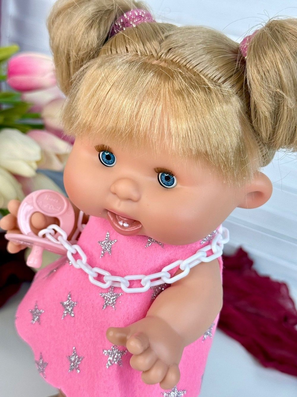 Пупс Nines 26см PEPOTE с закрывающими глазками (N804A)