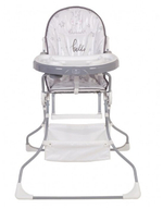 Стульчик для кормления Polini kids 252 Бегемотик, серый