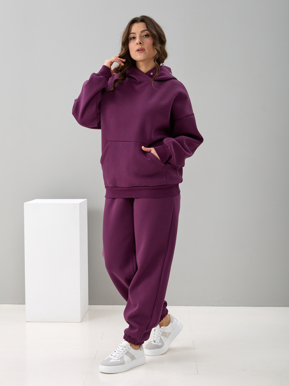 Костюм с брюками КБфн-091/слива-п