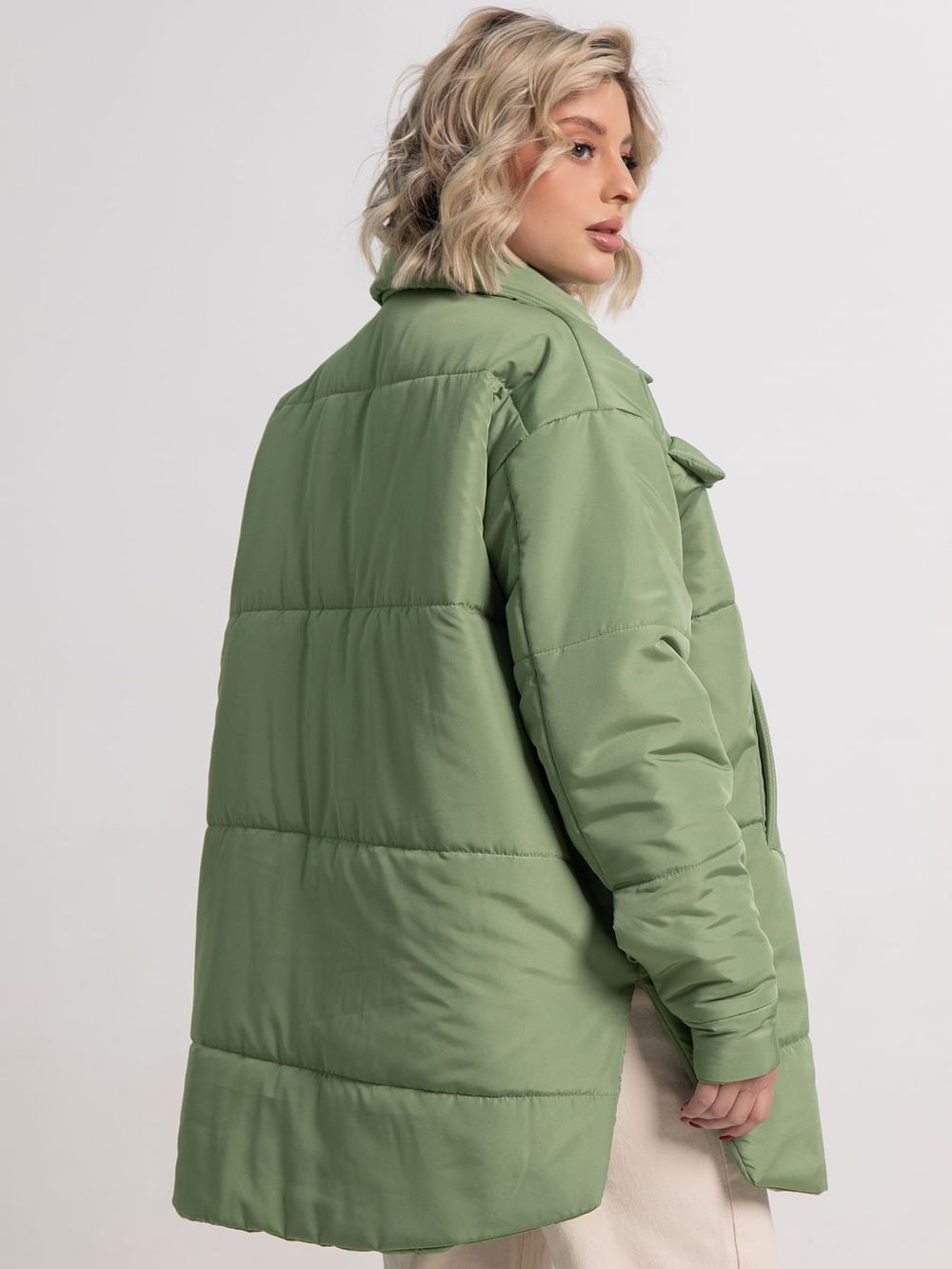 Куртка демисезонная Асель (зеленая) Б15319-39М LT Collection