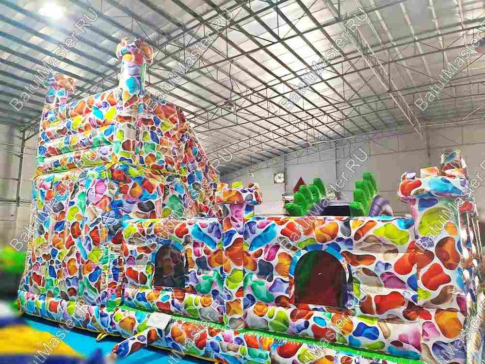 Коммерческий надувной батут Средневековое приключение 2