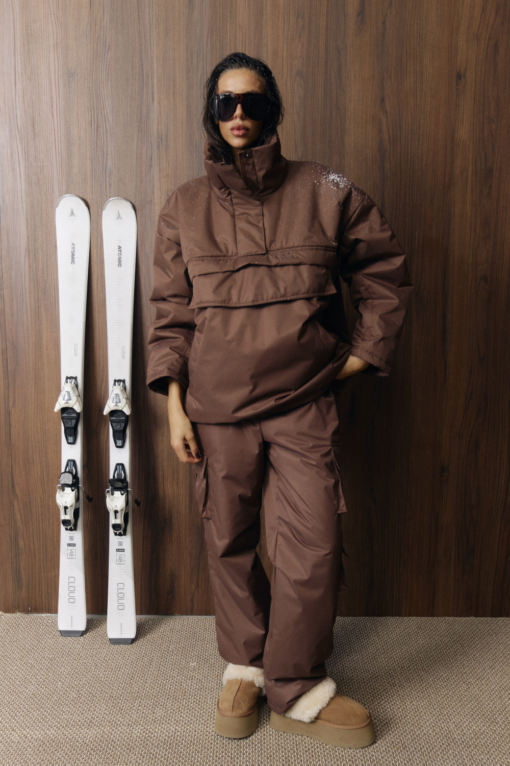 Утепленные брюки APRES-SKI | Шоколадный