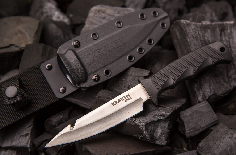 Нож туристический универсальный 12.1см Samura Kraken с ножнами Kydex