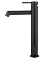 Смеситель для раковины высокий WONZON & WOGHAND, Черный матовый (WW-H1064-MB)