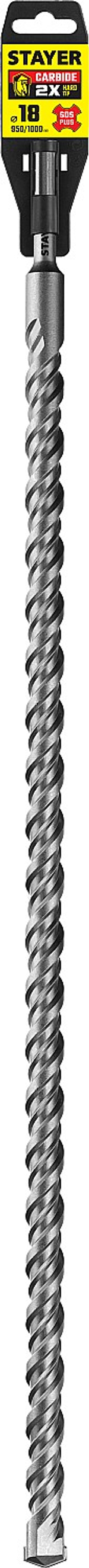 STAYER 18 x 1000 мм, SDS-plus бур, Professional (2930-1000-18)