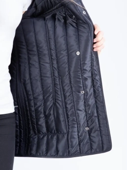 Куртка женская кожаная стеганая