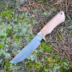 Нож из алмазки Лесник ХВ-5, мельхиор (Ворсма)