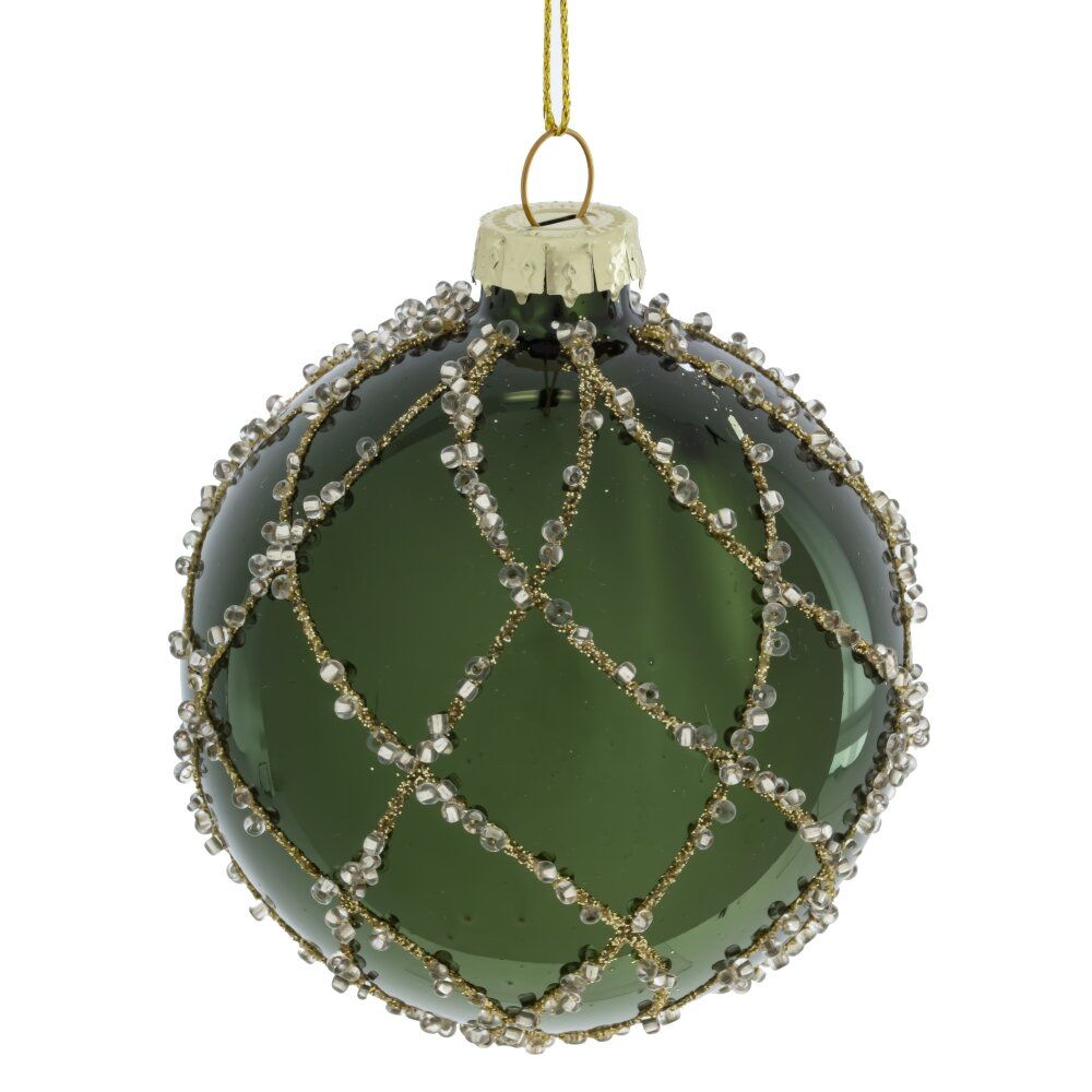 GAEM Набор из 12шт Украшение новогоднее "Шар", D 8 см, L35 W25 H8,5 см
