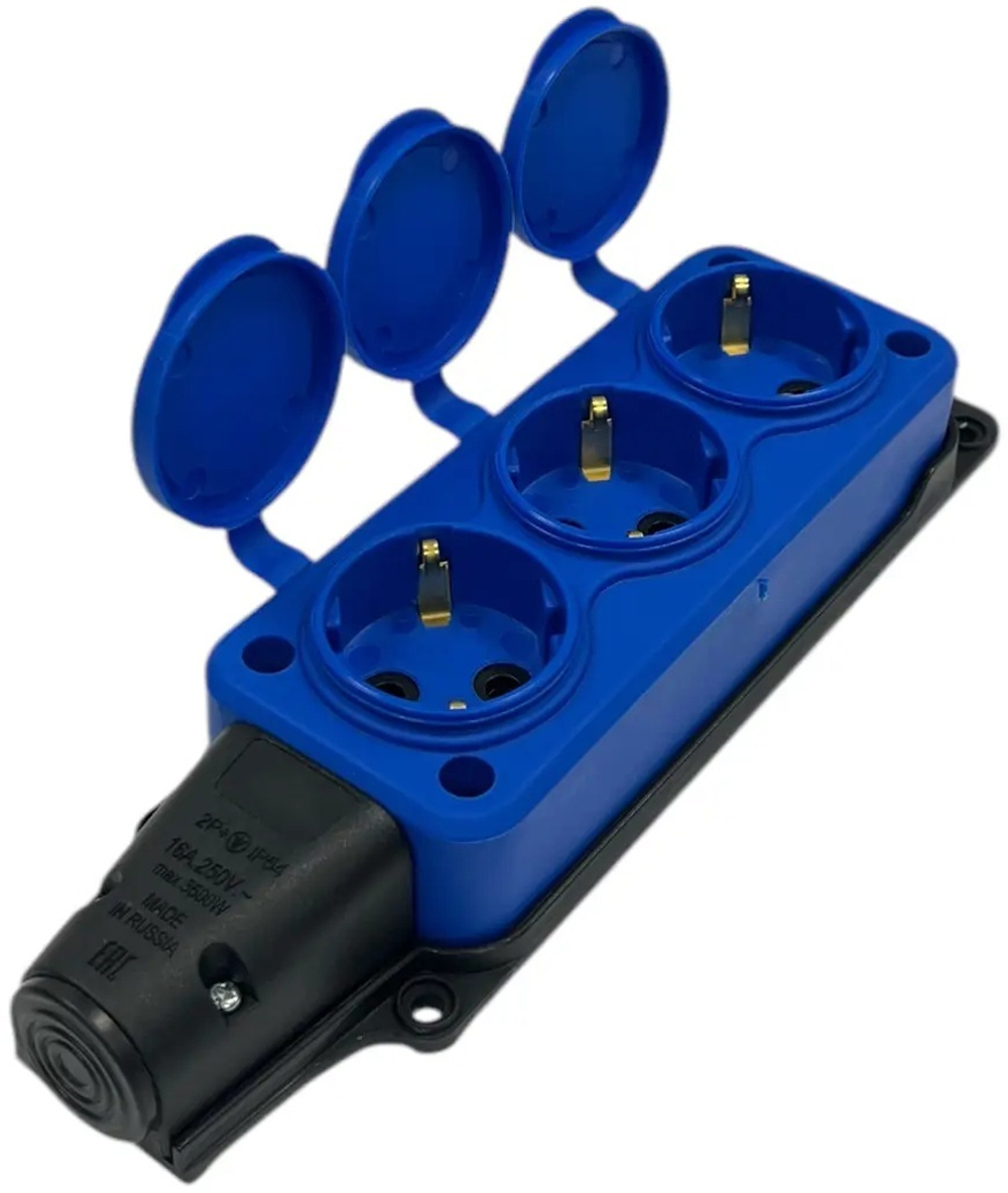 Удлинитель силовой iTOK i-CONNECT-COLOR-SUR-KG-325-3-54-30-BLUE