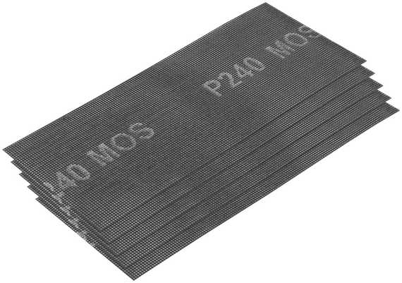Сетки шлифовальные 115x280 мм, 5 шт, Р 240 MOS 38278М