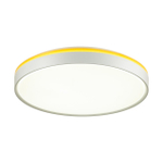7709/DL COLOR SN 154 Светильник пластик/белый/желтый LED 48Вт 4000К D420 IP43 KEZO YELLOW