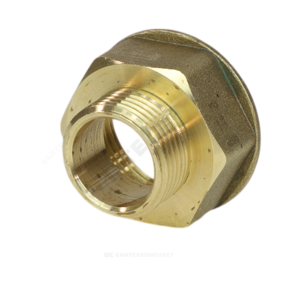 Переход латунь реборда Ду 15х10 (1/2"х3/8") ВР/НР LD LD.65.509.15х10