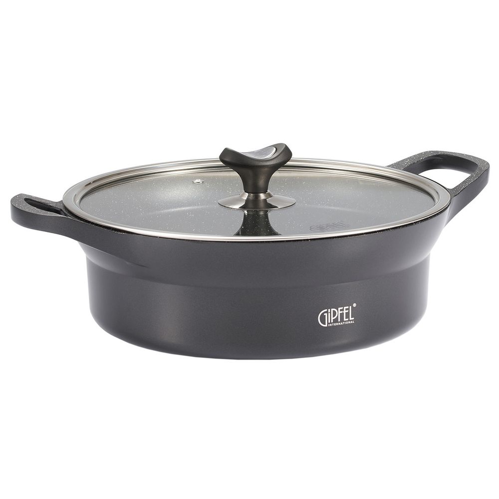 Кастрюля-сотейник из литого алюминия Gipfel Azul Black 51921 26 см/3,7 л