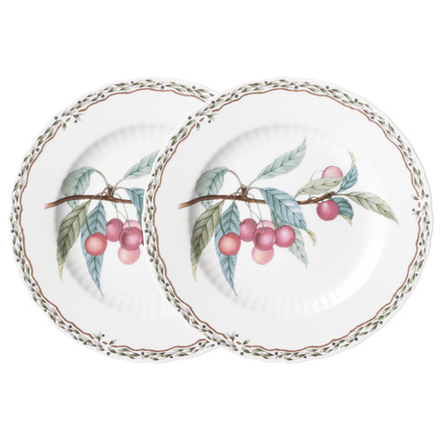 НАБОР ТАРЕЛОК ЗАКУСОЧНЫХ LEFARD "FRUIT GARDEN" 2 ШТ. 20,5 СМ (КОР=24НАБ.)