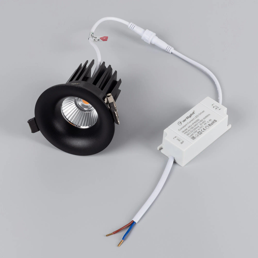 Светильник MS-FOGGY-BUILT-R86-10W Day4000 (BK, 36 deg, 230V) (Arlight, IP54 Металл, 5 лет) 044625