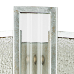 712624 Бра AGAVE 2х40W E14 СЕРЕБРО С ПАТИНОЙ/ПРОЗРАЧНЫЙ