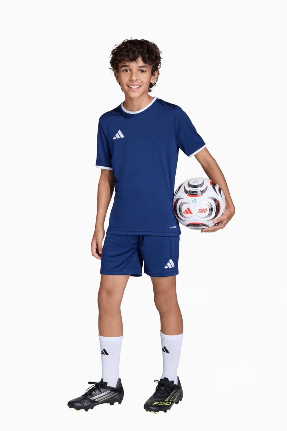 Шорты adidas Entrada 26 Junior - темно-синий