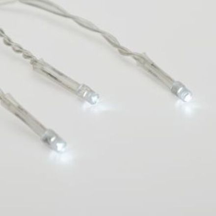 Гирлянда «Твинкл-Лайт» 4 м, 25 LED, прозрачный ПВХ, цвет свечения белый NEON-NIGHT