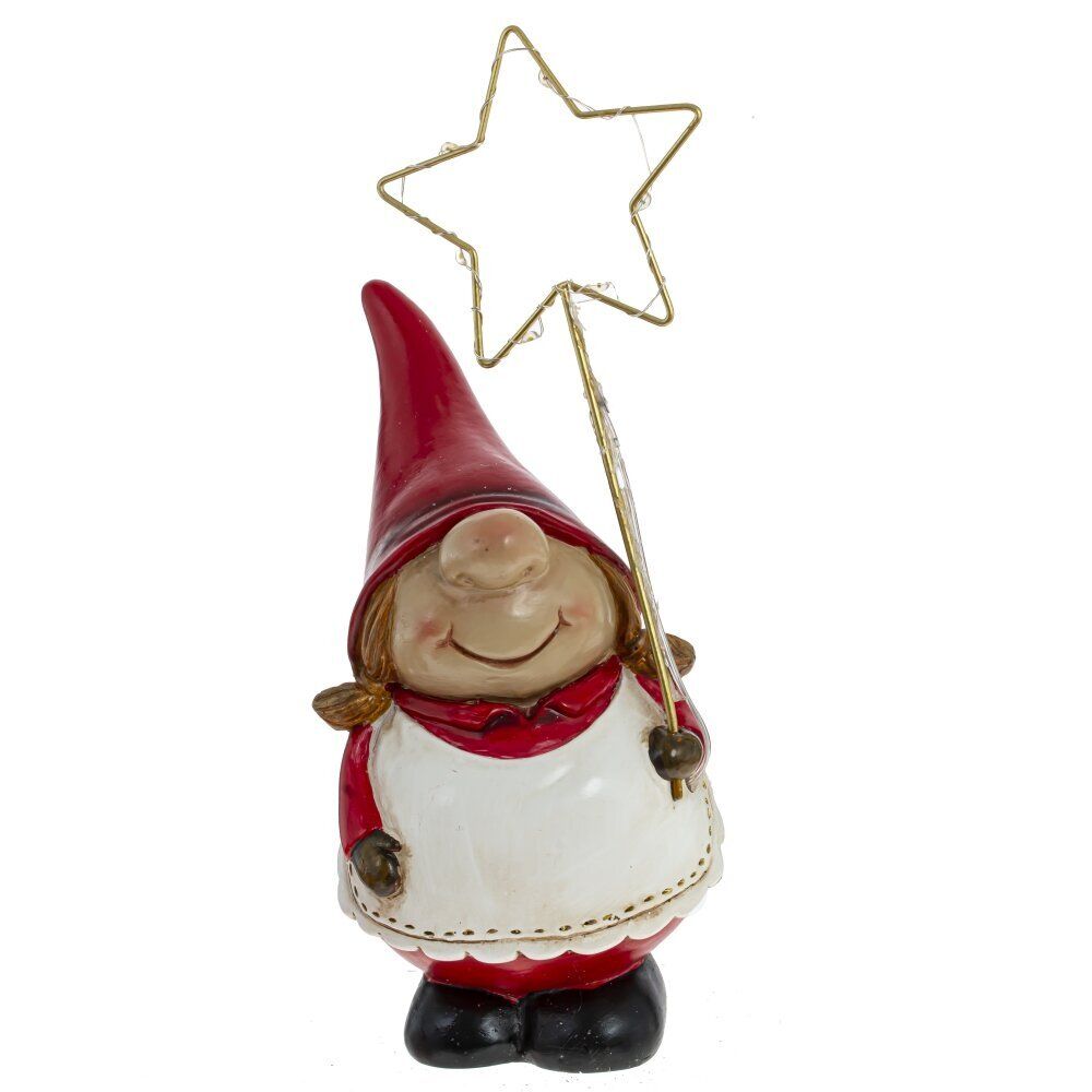 GAEM Фигурка декоративная "Гном" (подсветка) L10 W8 H25 см, 2в.