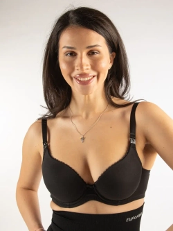 Бюстгальтер для кормления "Элизе" черный