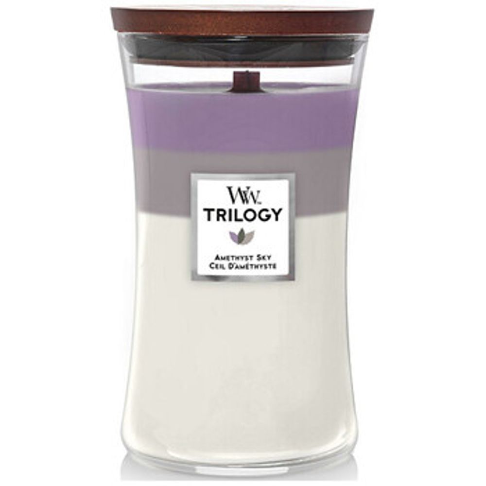 WoodWick Amethyst Sky Trilogy Vase Scented candle 275.0g