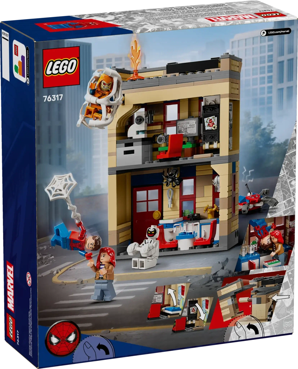 Конструктор LEGO Marvel 76317 Квартира Питера Паркера