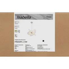 Подвесной светильник FR6202PL-L14W Изабелла / Isabella 14 Вт LED Freya fr6202pl-l14w