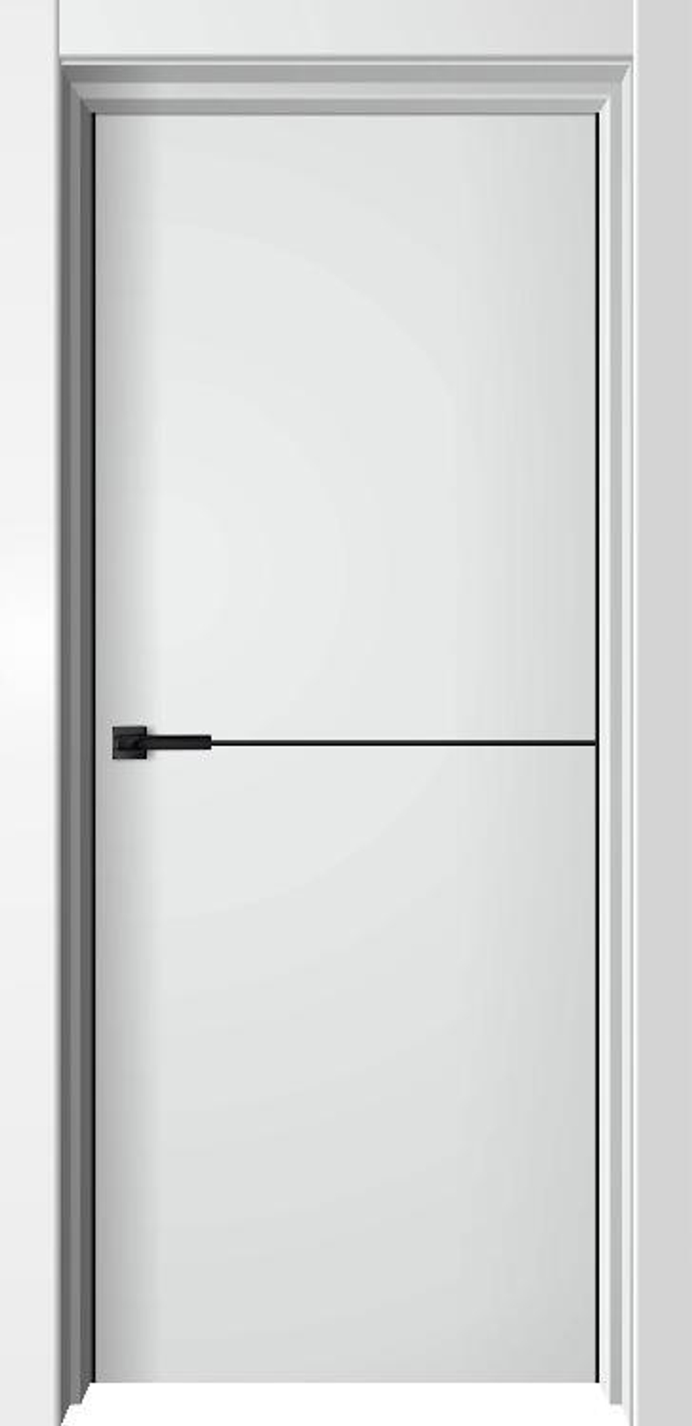 Межкомнатная дверь Лофт-1 AL кромка с 2-х сторон