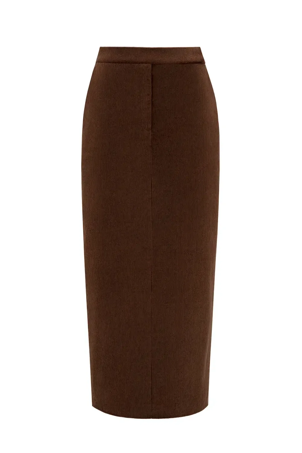 Юбка миди из вельвета