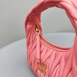 Miu Miu Wander matelassé mini hobo bag