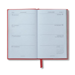 Smythson Ежедневник 2026 Panama Weekly Diary with Pocket, Navy