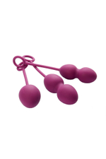 Вагинальные шарики со смещенным центром тяжести Nova, фиолетовые