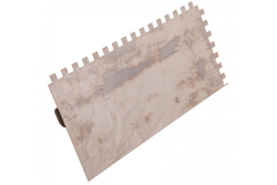 Гладилка Зубр Мастер 130x270мм, 8x8 мм, штукатурная зубчатая нержавеющая с пластиковой ручкой 08042-08