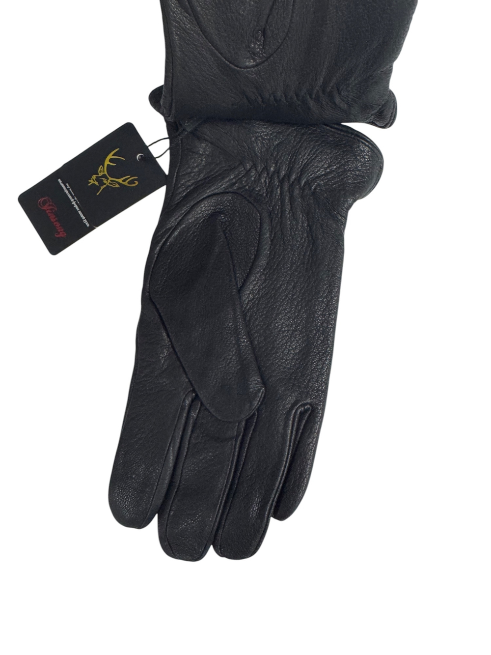 Перчатки. Мужские. Материал верха: Кожа оленя. Подклад: Трикотаж-шерсть. 5 шт в упаковке.