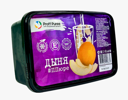 Пюре Дыня замороженное 1 кг Proff Puree