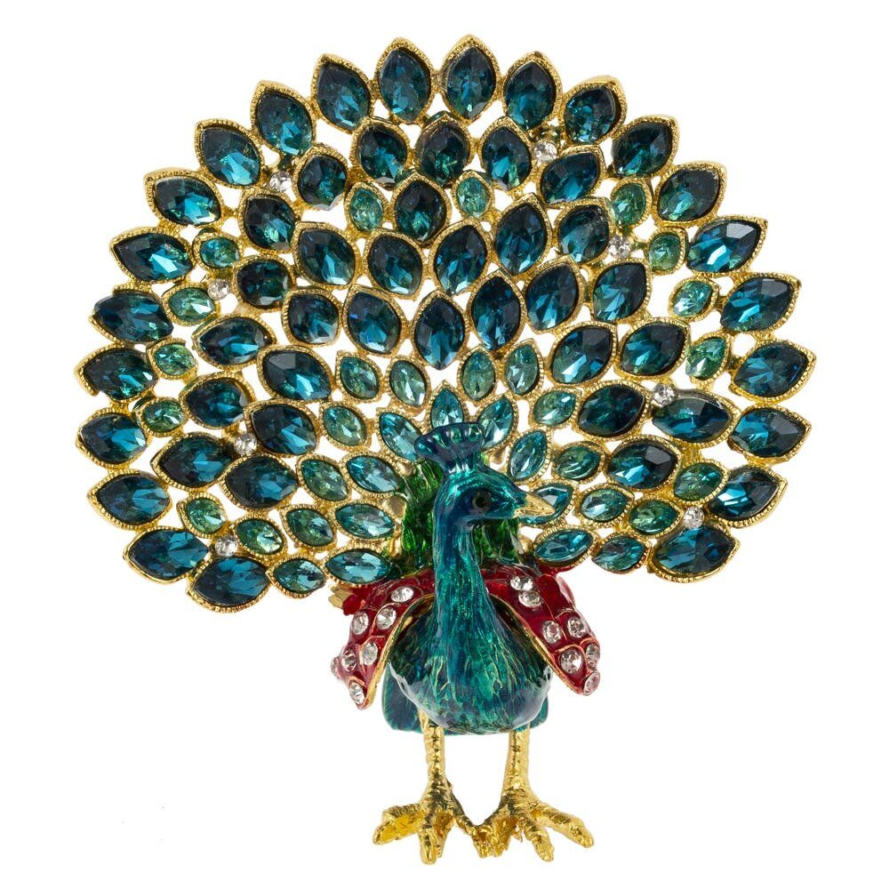 GAEM Шкатулка "Павлин", L9 W6 H10 см