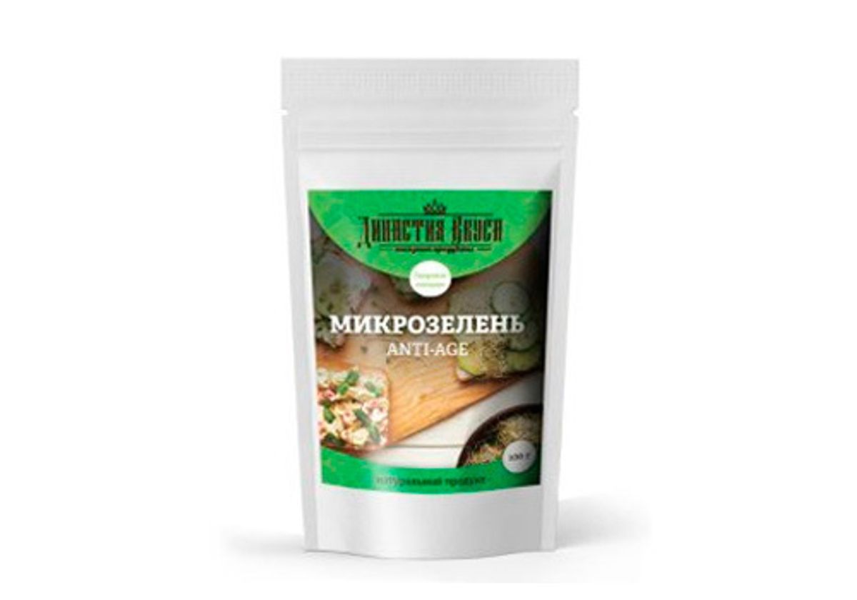 Микрозелень ANTI-AGE Династия Вкуса, 100г