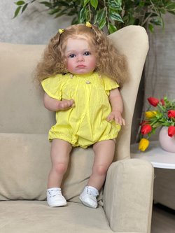 Кукла Реборн мягконабивная 60см в пакете (FA-600)