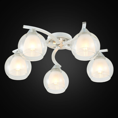 Citilux Кристи CL152150 Люстра потолочная Белая Хром