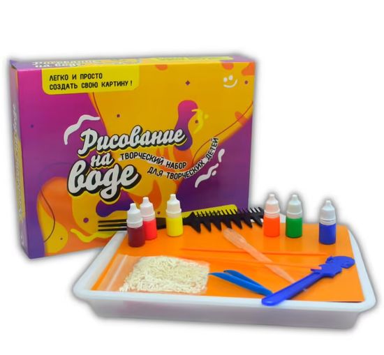 Эбру набор для рисования на воде / 6 цветов