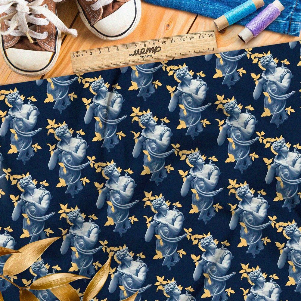 Ткань Ниагара Софт вдохновение античности