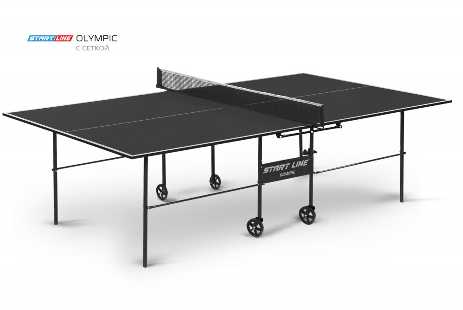 Стол теннисный Olympic с сеткой Black фото №2