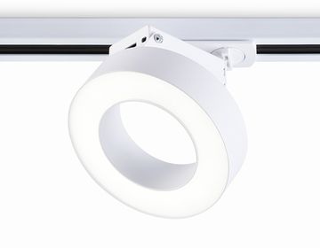 Трековый однофазный светодиодный светильник 15W 4200K GL6866 WH белый Track System Ambrella