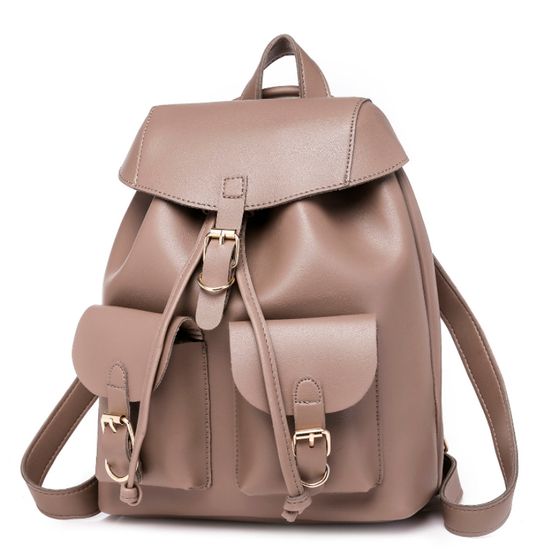 Рюкзак женский из экокожи Торба 2.0. Темно-Бежевый