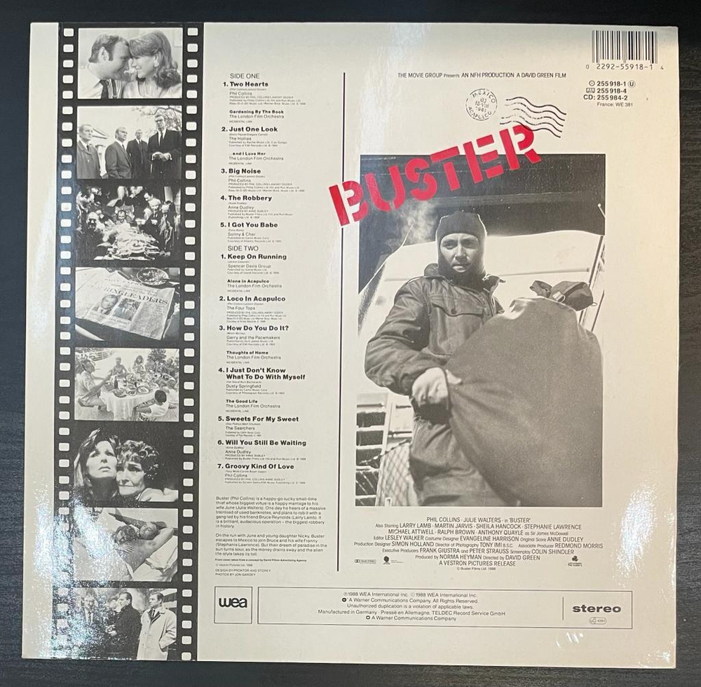 Buster - Original Motion Picture Soundtrack (Германия 1988г.)