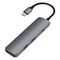 Адаптер Satechi Slim Aluminum Type-C Multi-Port Adapter 4K (ST-CMAM) Space Gray