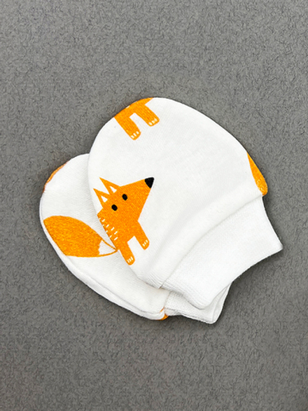 Антицарапки сет из 3х пар LooJoo Лисы / Волки / Серый шелк